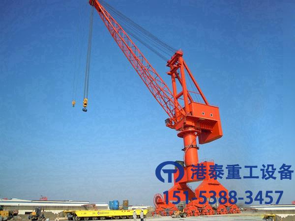山东营口门座式起重机厂家双吊臂门座式起重机效率提升50％